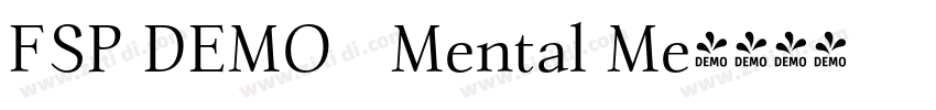 FSP DEMO   Mental Me字体转换